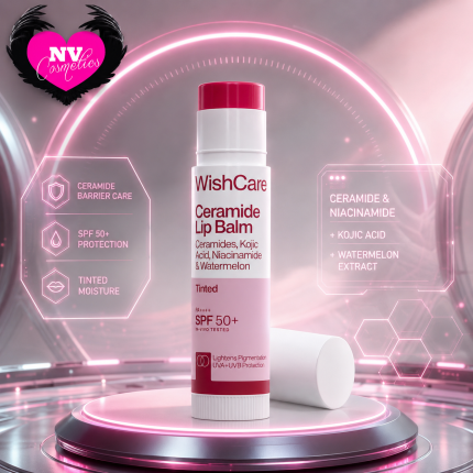 Wishcare Ceramide Lip Balm with SPF 50 PA+++ Tinted (5gm)