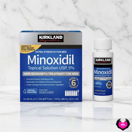 Kirkland 5% Minoxidil Extra Strength Hair Loss & Hair Regrowth Treatment
